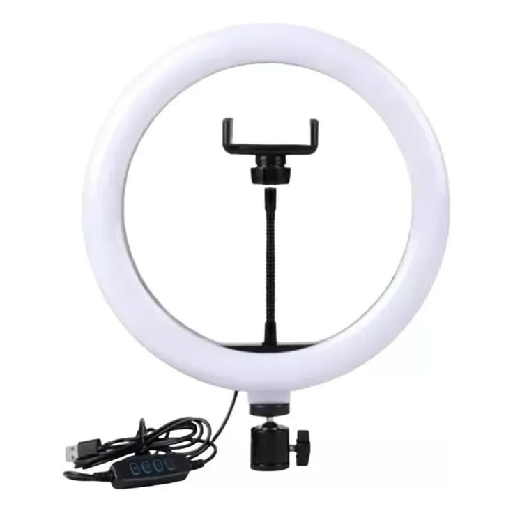 Aro LED 8 pulg - 20 cm/ sin tripode