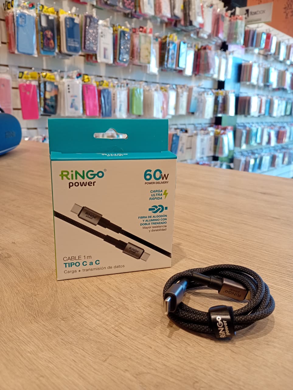 Cable Ringo power 60w TC a TC