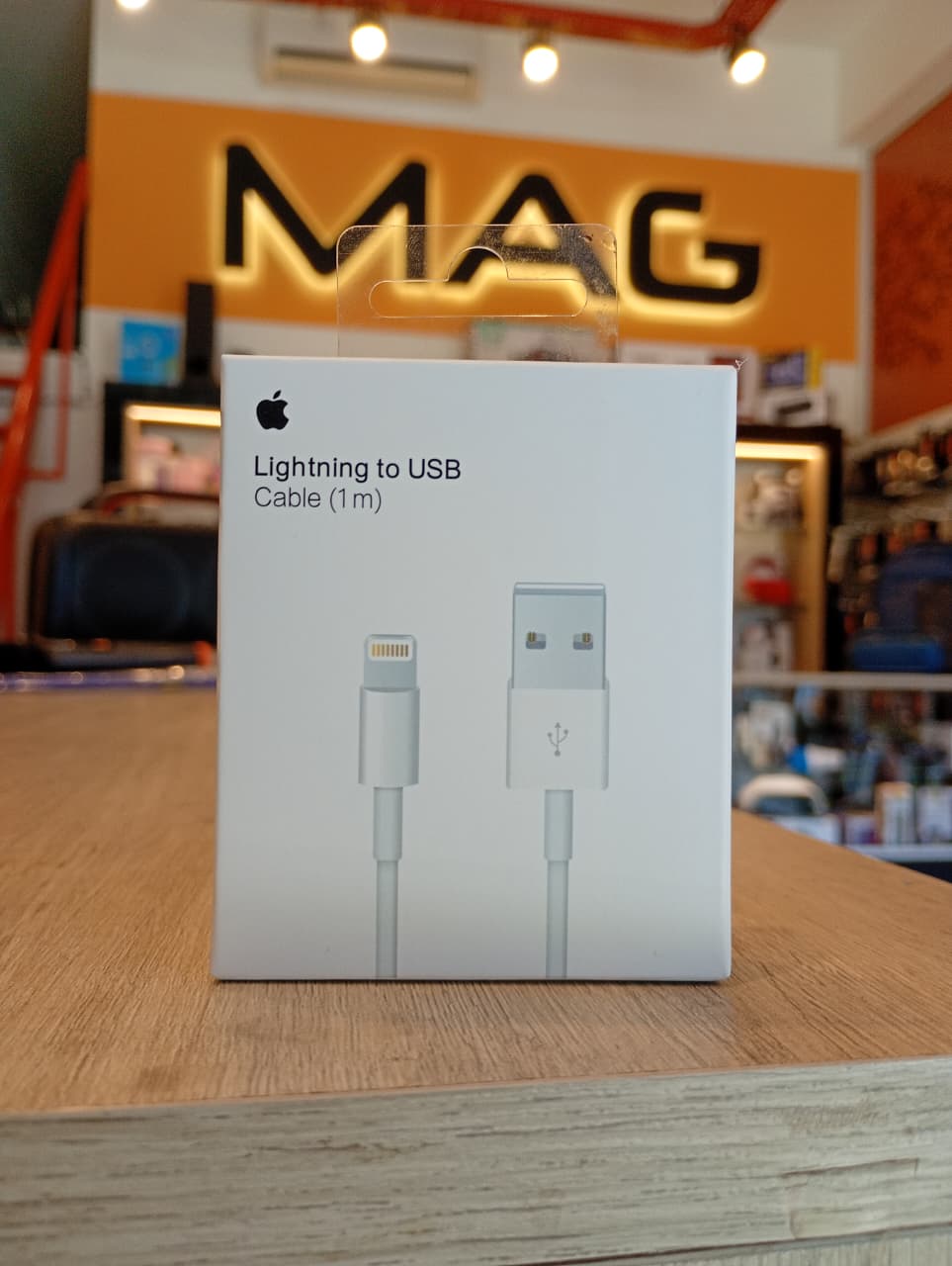 Cable Apple 1M USB a Ligthning 