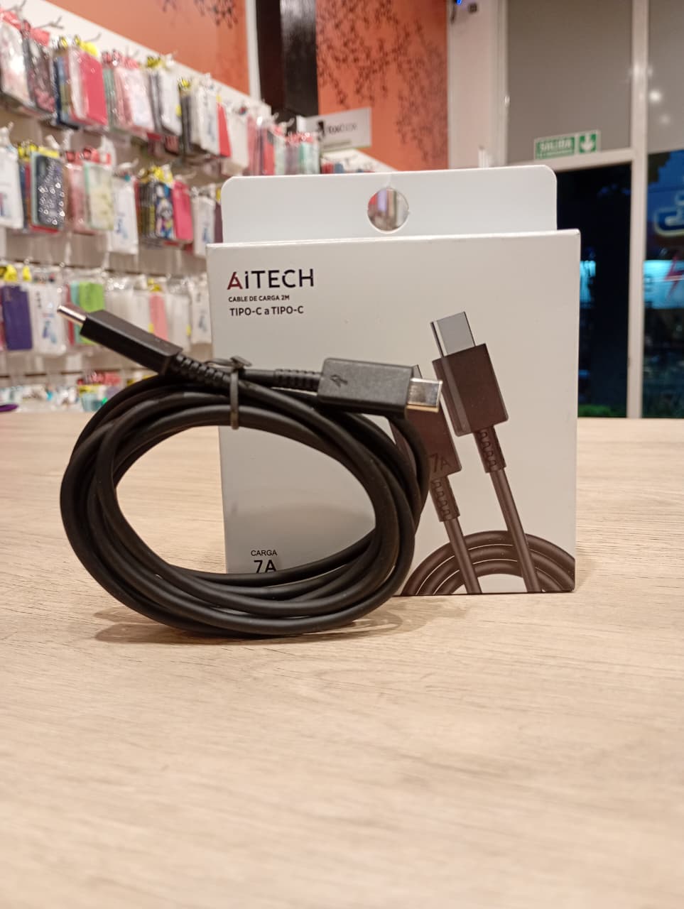 Cable Aitech Super Rapido 7A TC a TC, 2M