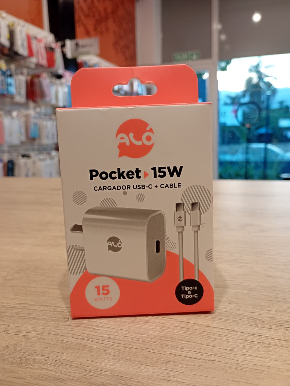 Cargador ALO Pocket 15W TC con cable TC